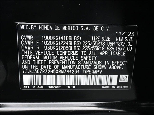 2024 Honda HR-V Sport