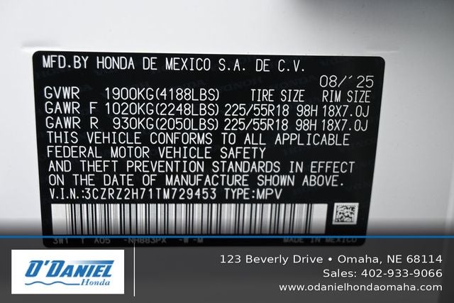 2026 Honda HR-V EX-L