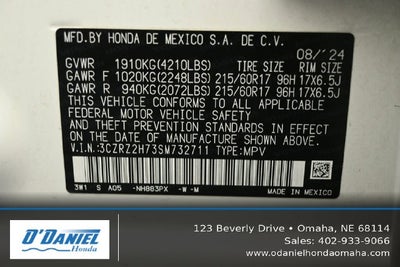 2025 Honda HR-V EX-L