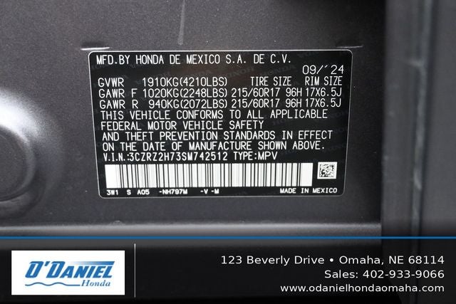 2025 Honda HR-V EX-L