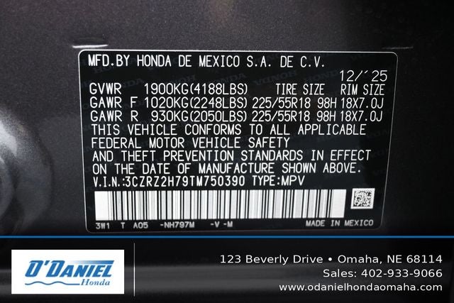 2026 Honda HR-V EX-L
