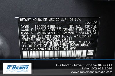2026 Honda HR-V EX-L