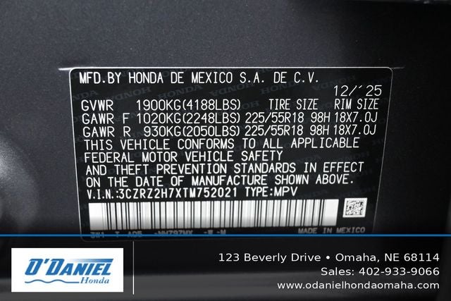 2026 Honda HR-V EX-L