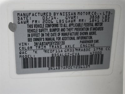 2014 Nissan Sentra SL