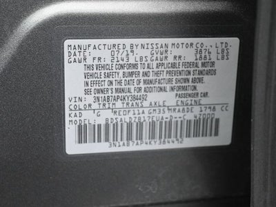 2019 Nissan Sentra SV