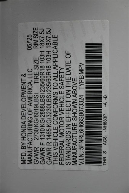 2025 Honda Odyssey EX-L