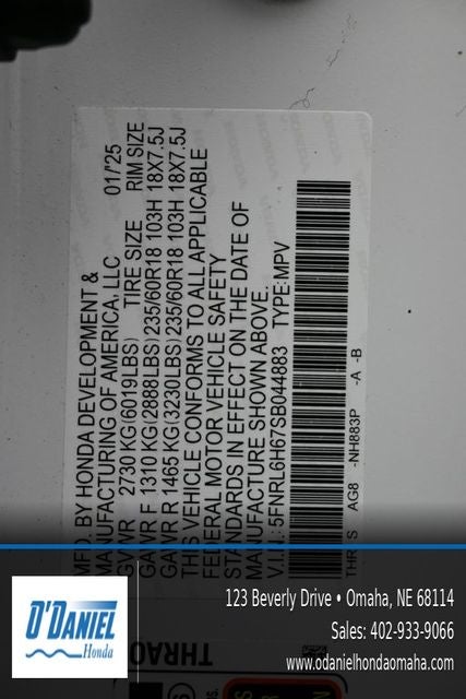 2025 Honda Odyssey EX-L