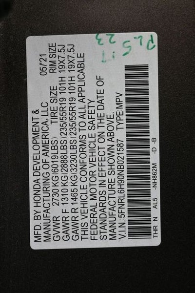 2022 Honda Odyssey Elite