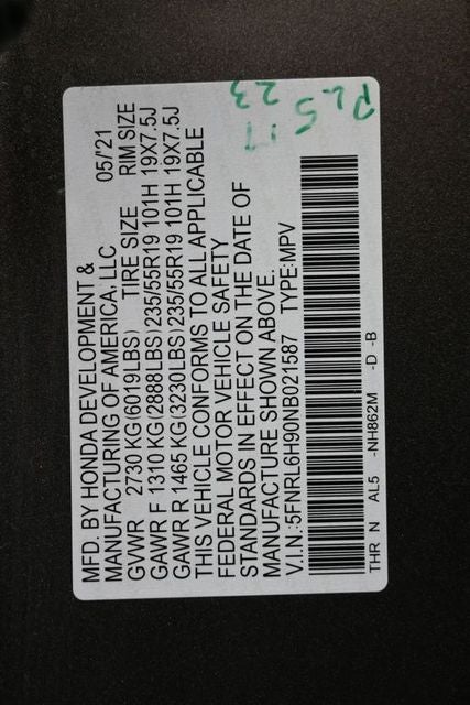 2022 Honda Odyssey Elite