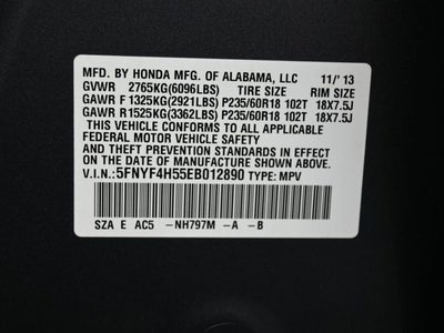 2014 Honda Pilot EX-L