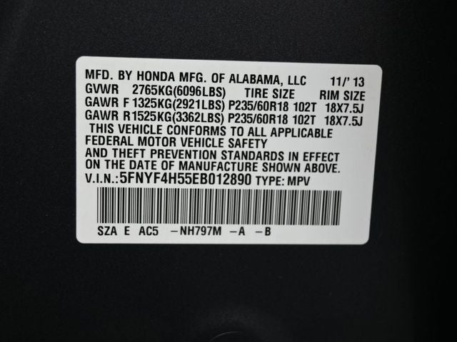 2014 Honda Pilot EX-L