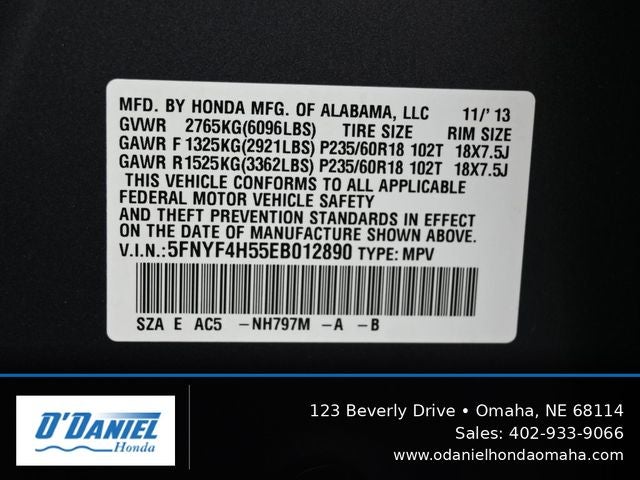 2014 Honda Pilot EX-L