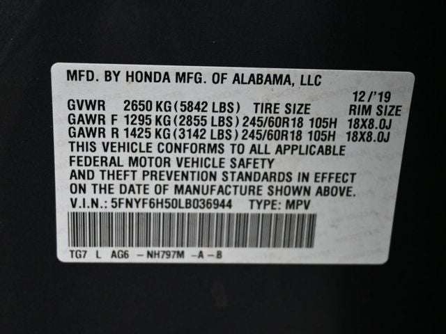 2020 Honda Pilot EX-L