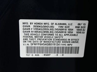 2016 Honda Pilot EX-L