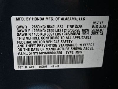 2017 Honda Pilot Touring