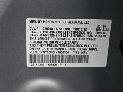 2019 Honda Passport Sport