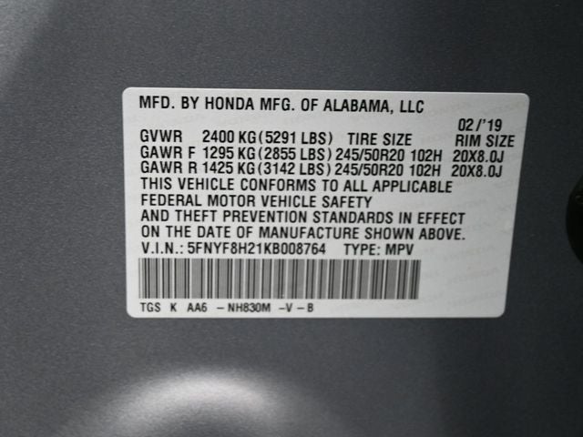 2019 Honda Passport Sport