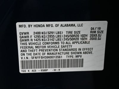 2019 Honda Passport EX-L