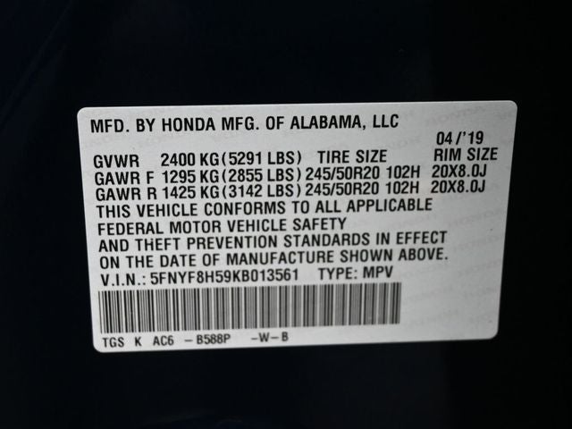 2019 Honda Passport EX-L