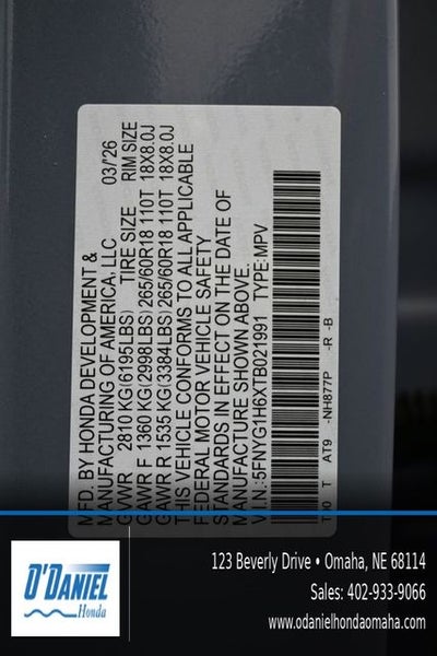 2026 Honda Pilot TrailSport
