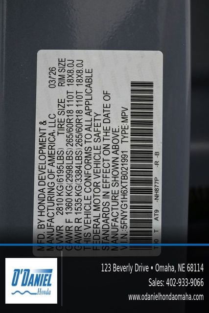 2026 Honda Pilot TrailSport