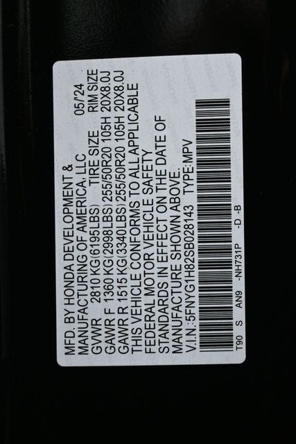 2025 Honda Pilot Elite