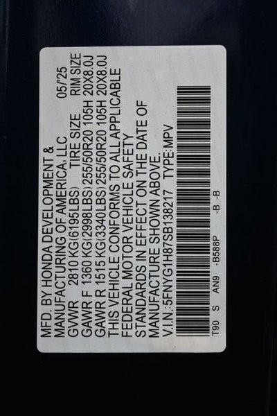 2025 Honda Pilot Elite