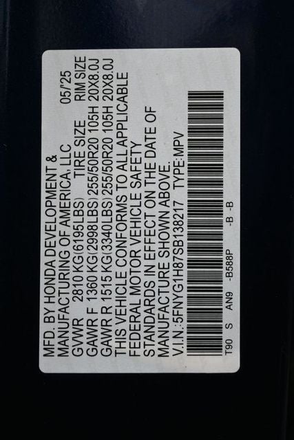 2025 Honda Pilot Elite