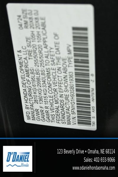 2025 Honda Pilot Black Edition