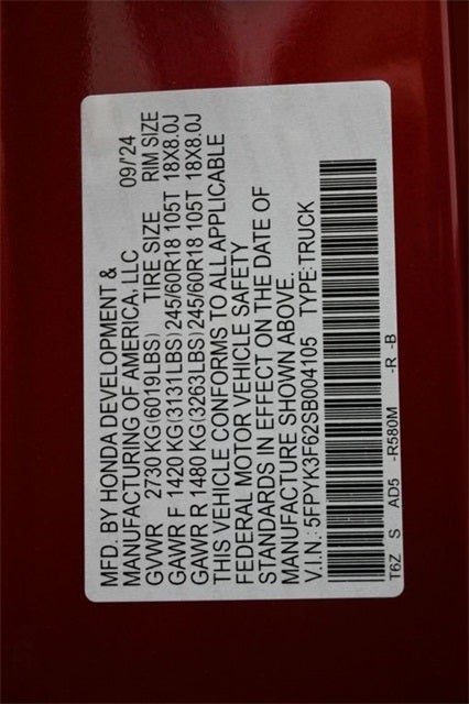 2025 Honda Ridgeline TrailSport