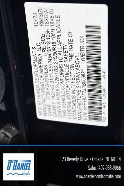 2023 Honda Ridgeline RTL-E