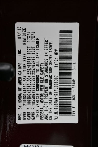 2015 Honda CR-V EX-L