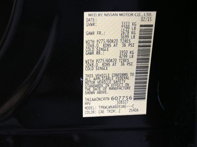 2015 Nissan Armada Platinum