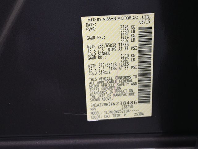 2015 Nissan Murano SV