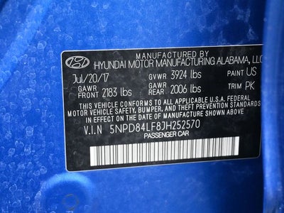 2018 Hyundai Elantra Value Edition