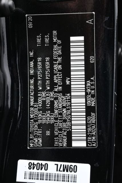 2020 Toyota Sequoia TRD Pro