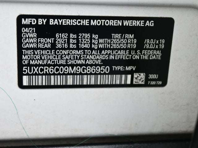 2021 BMW X5 xDrive40i