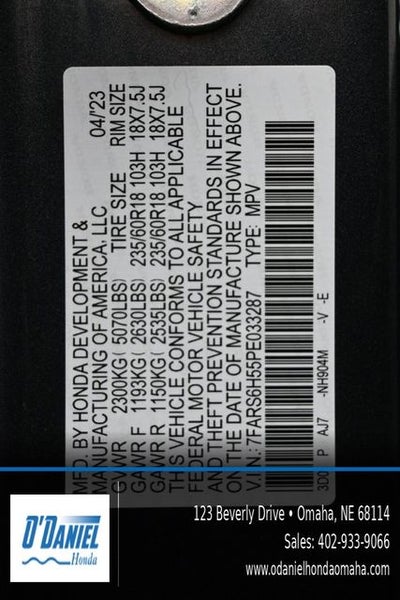 2023 Honda CR-V Hybrid Sport w/o BSI