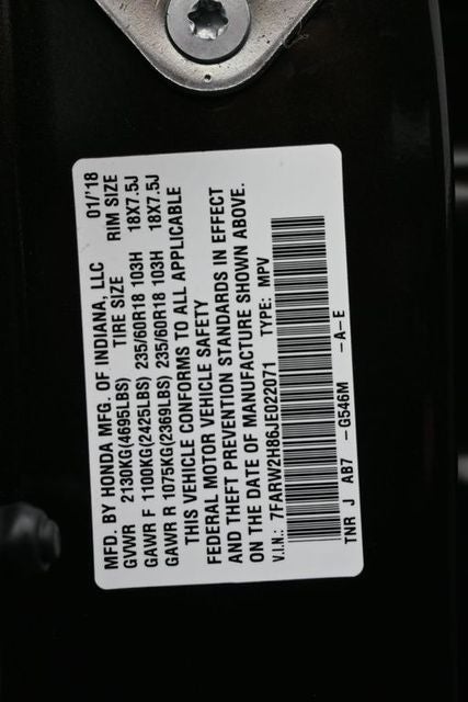 2018 Honda CR-V EX-L