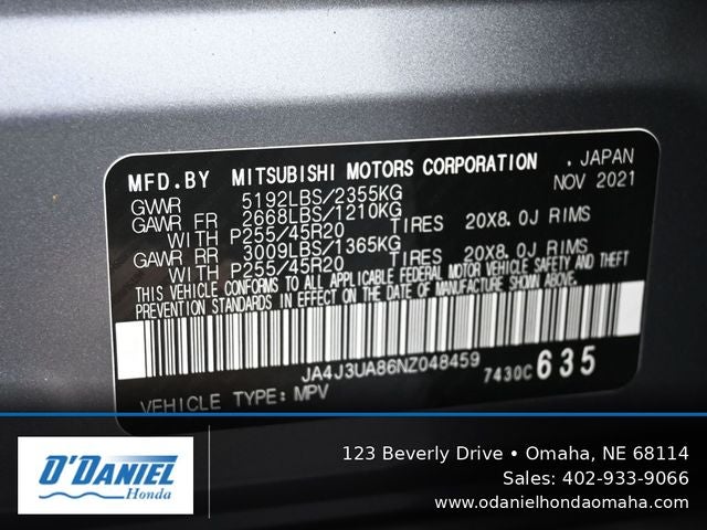 2022 Mitsubishi Outlander SE