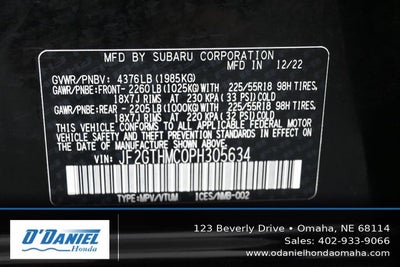 2023 Subaru Crosstrek Limited
