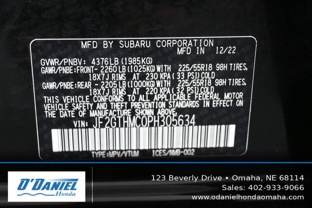 2023 Subaru Crosstrek Limited