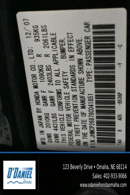 2008 Honda Accord EX-L 2.4