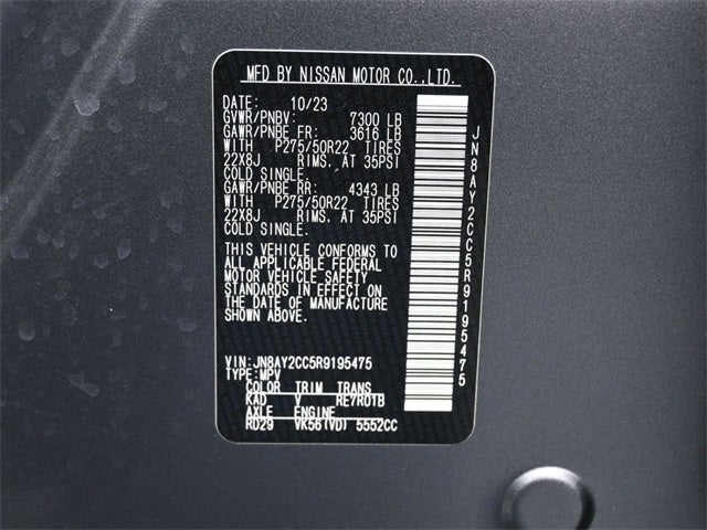 2024 Nissan Armada Platinum