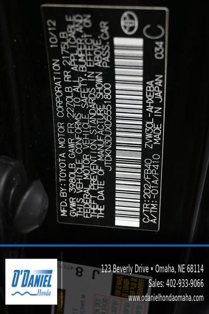 2013 Toyota Prius Three