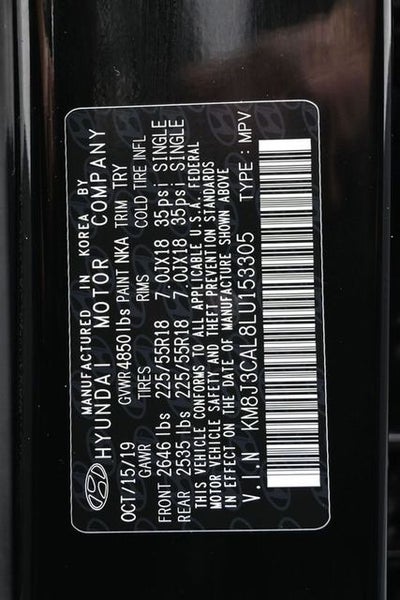 2020 Hyundai Tucson Ultimate