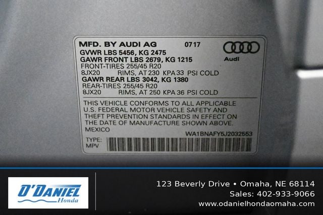 2018 Audi Q5 2.0T Premium quattro