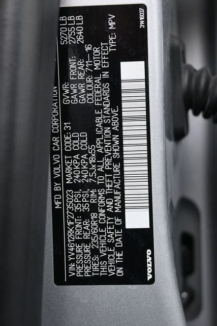 2015 Volvo XC60 T5 Premier