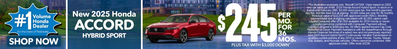 2025 HONDA ACCORD LX