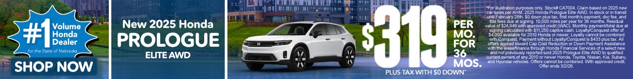 2025 HONDA PROLOGUE ELITE AWD